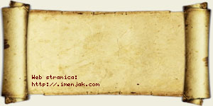 Andjelina Vlahović vizit kartica